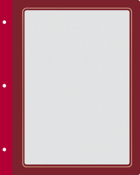 CARD FOLDERS A5 crystal folder claret