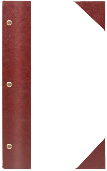 WOOD K ¾A4 bordo – brąz BB 8082