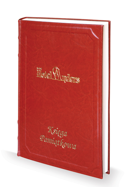 COMMEMORATIVE BOOK MADE OD ECO LEATHER