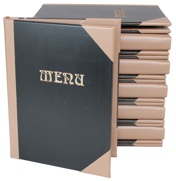 Karty Menu drewniane FOREST K, format A5, kpl 8 sztuk
