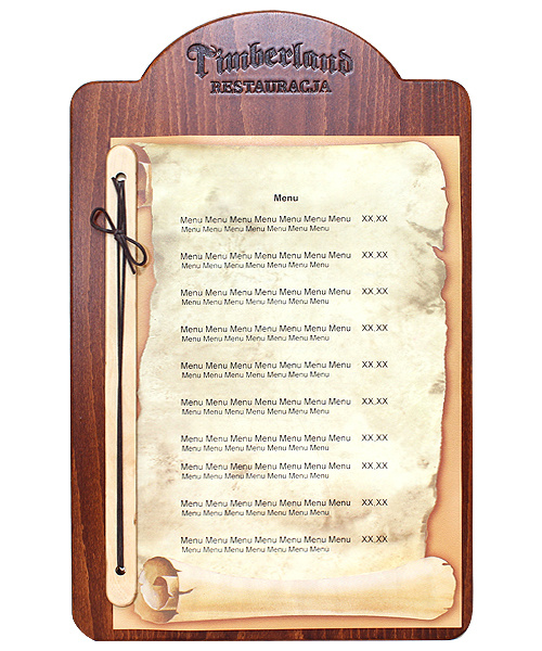 Speisekartenmappe SIDED SEIL Holtz  08