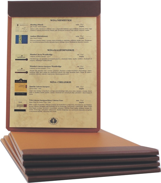 Karty menu Sided Magnetic - komplet 5 sztuk