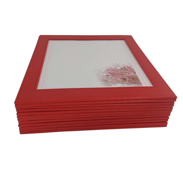 Karty Menu VIP Ramki do wkładania 2 kartek 21x21 cm