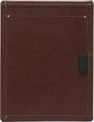 NOTES KELNERSKI OTWARTY bordo – brąz BB 8082