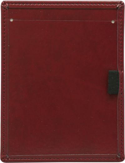NOTES KELNERSKI OTWARTY bordo B 0310