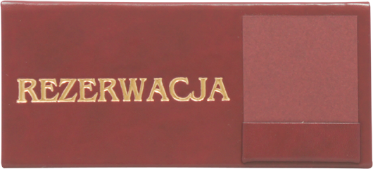 REZERWACJA ST bordo B 0310