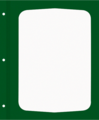 dwustronne paspartou zielone