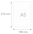 Sided format A5