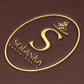 Logo złocone z przetłoczeniem