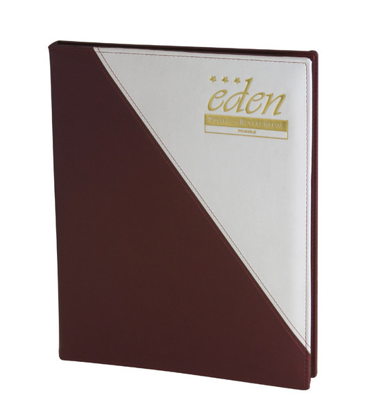 Menu card 084 - diagonal combination of eco leathers