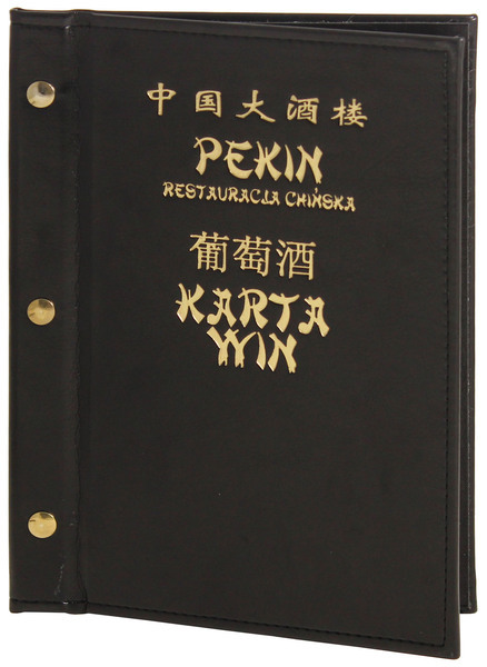Menu card No. 504 - model Partner with eco leather