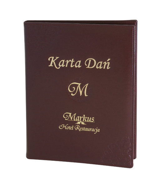 Menu card 092 - combination of embossing and gilding
