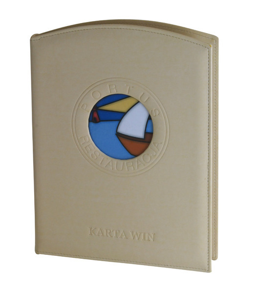 Menu card 093 - window with printout