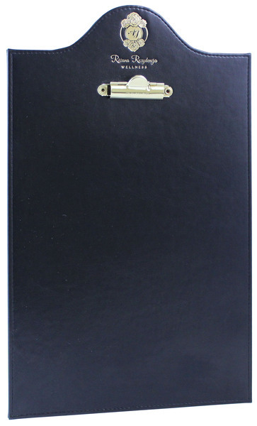 Menu card No. 520 - sided menu with metal clip