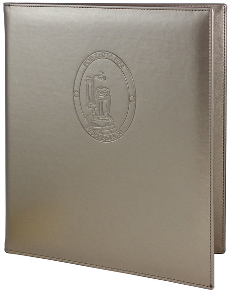 Menu card No. 522 - model PRESTIGE K with eco leather