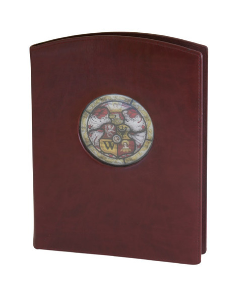 Menu card 096 - window with stained glass