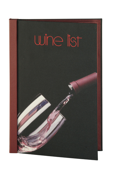 Menu card No. 545 - model Spine printed on fabric