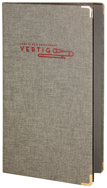 Menu card No. 549 - model Prestige canvas