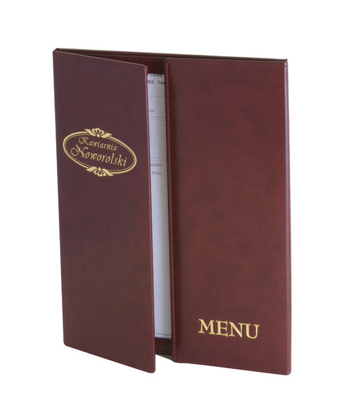 Menu card 101 - model VIP