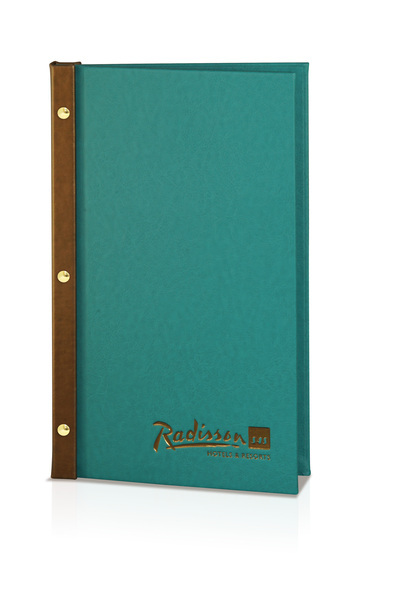 Menu card No. 571 - model Spine eco-leather