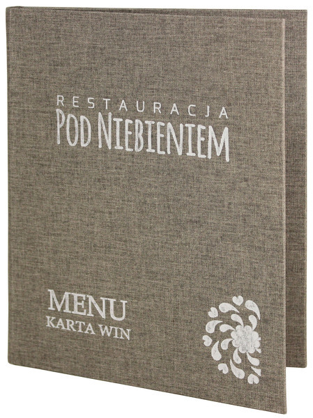 Menu card No. 577- model Prestige canvas