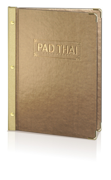 Menu card No. 582 - model Spine eco-leather