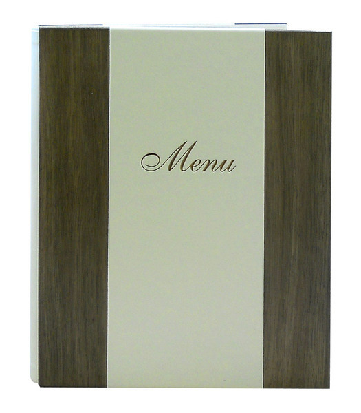 Karta menu nr 103 - wstawki dębowe z ekoskórą