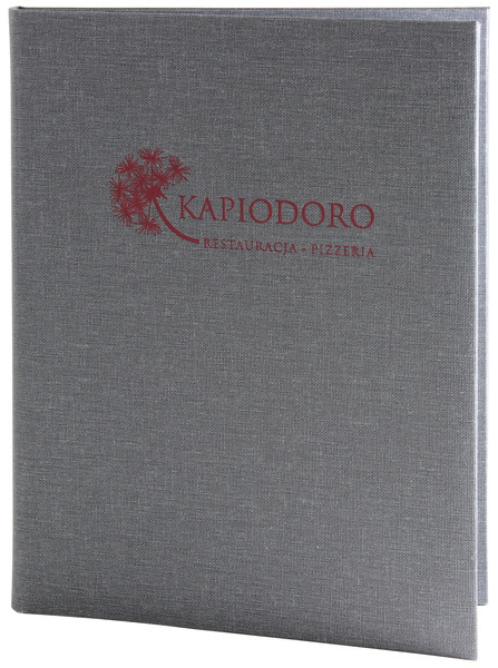 Menu card No. 590 - model Prestige canvas
