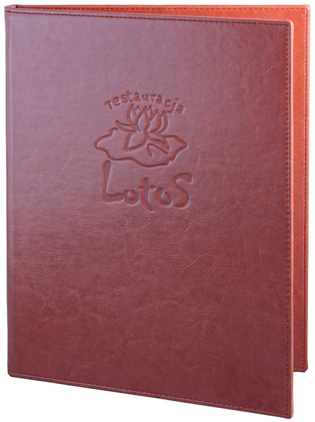 Menu card No. 592 - model PRESTIGE K with eco leather
