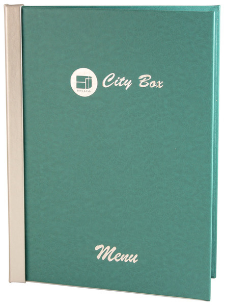 Menu card No. 596 - model Spine eco-leather