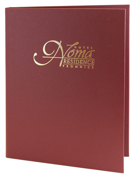 Menu card No. 609- model Prestige canvas