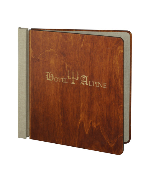 Menu card No. 616- model Spine, wood