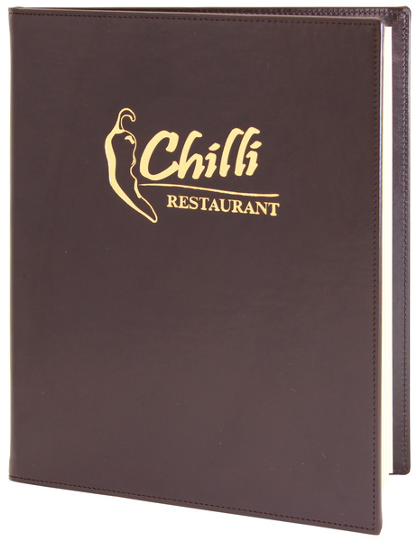 Menu card No. 648- model Prestige, ecoleather