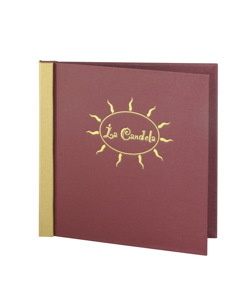 Menu card No. 663- model Spine, canvas