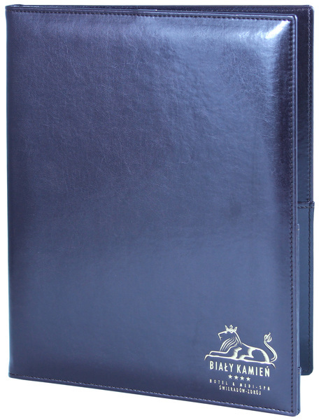 Room directory No. 675- model Luxor, ecoleather, gold logo