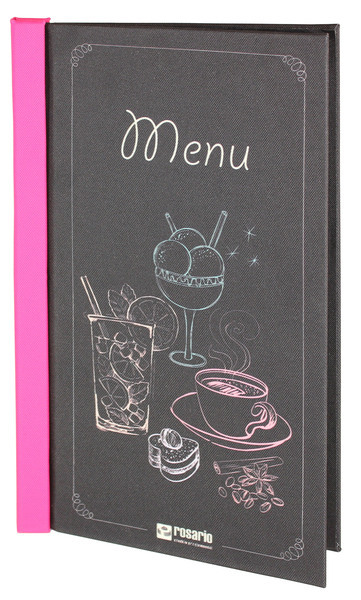 Menu card No. 699- model Spine, printed fabric