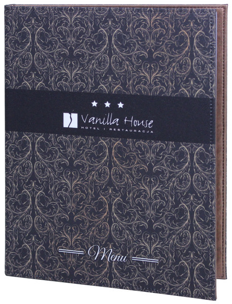 Menu card No. 719-model Prestige, printed fabric