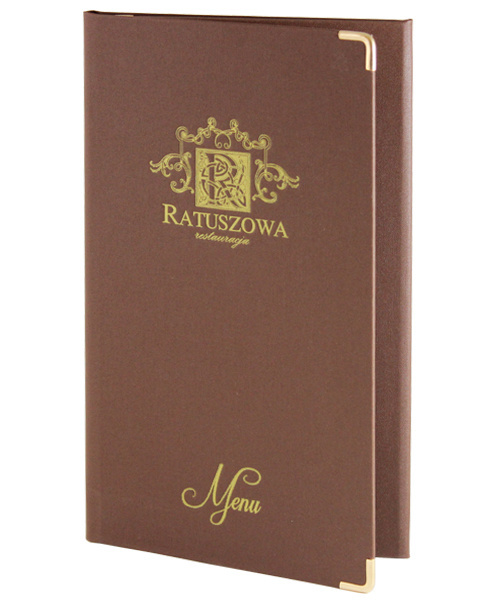 Karty menu vip z płótna