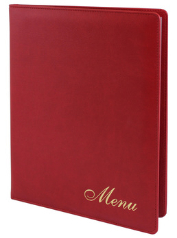 Menu card No. 785 model Prestige, eco leather, round corners