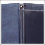 attaching plastic folders to a string
