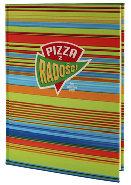 Menu card No. 803 model Prestige, printed fabric