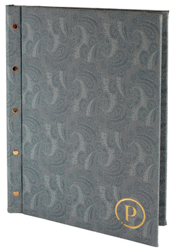 Menu card No. 810  special textile from client