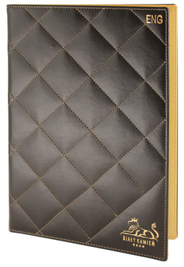 Menu card No. 812 model Prestige with special stitching