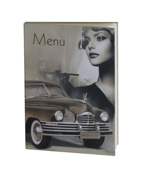 Menu card No. 001 - print on fabric 