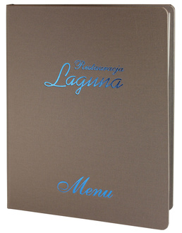 Menu card No. 873 model Prestig, round corners