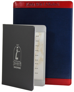 Menu card No. 876 model Vip with pockets