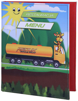 Menu card No. 880 printed fabric