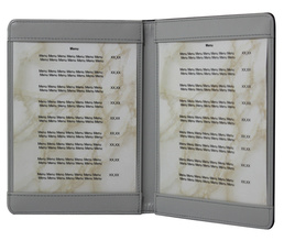 Menu card No. 897 model Vip with pockets