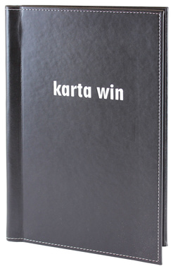 Menu card No. 908 - model KLEMSLIM with eco leather
