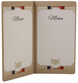 Menu card No. 964 model Vip with pockets 